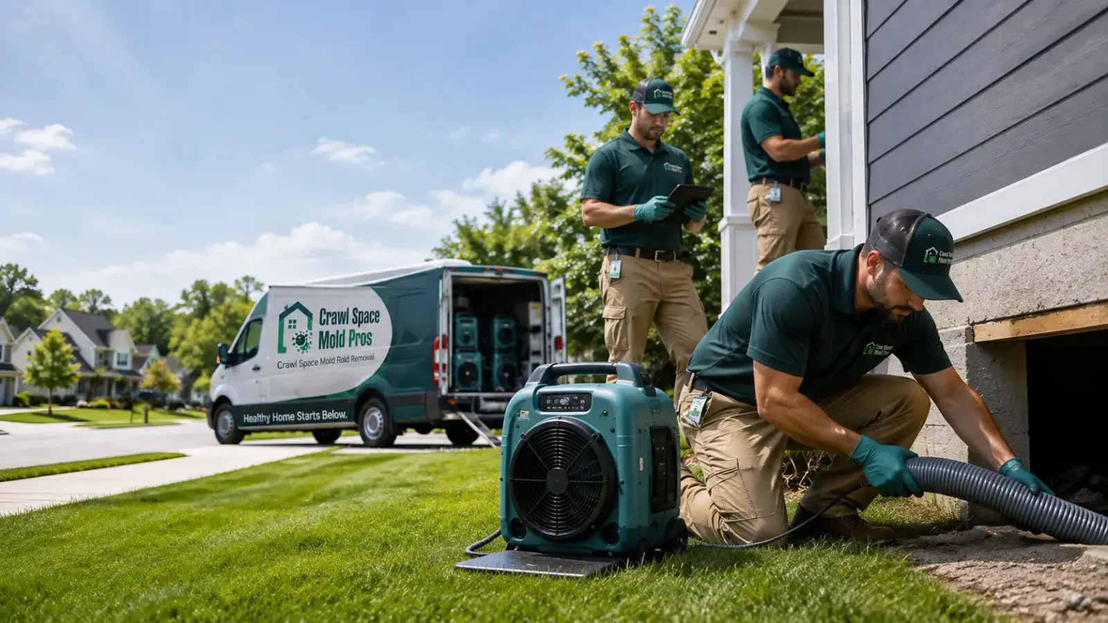 Crawl Space Mold Removal in Kimberly, ID